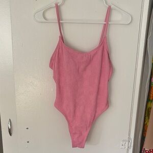 No Boundaries Pink Women's One-Piece Swimsuit